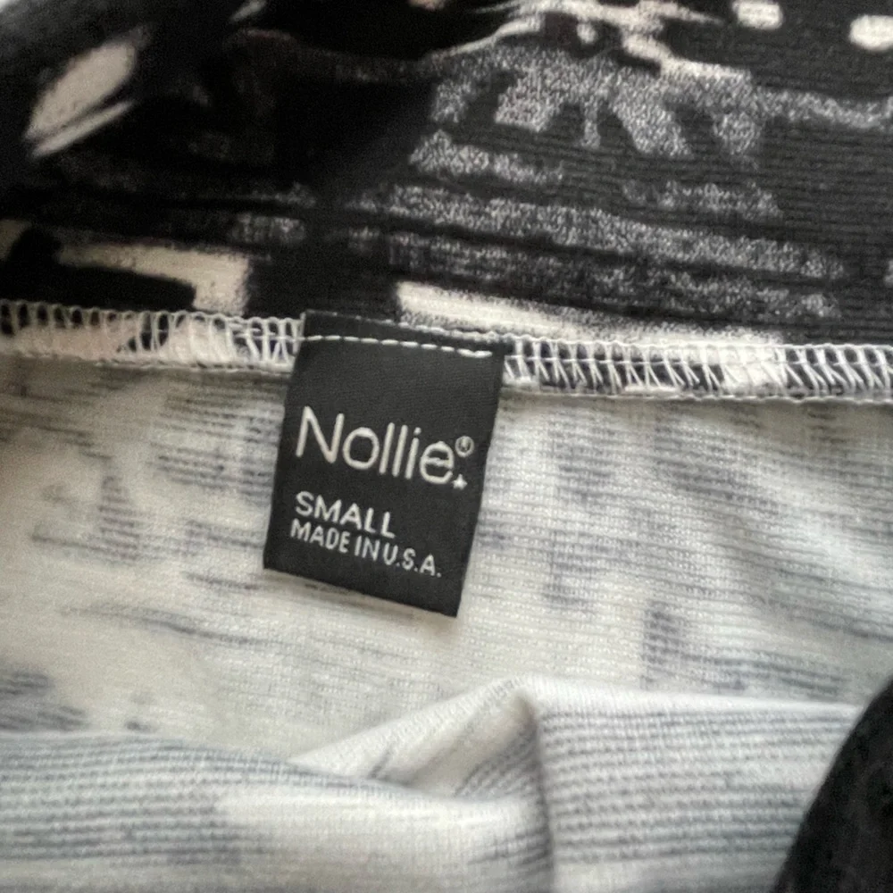 Nollie Black and White Tribal Mini Skirt